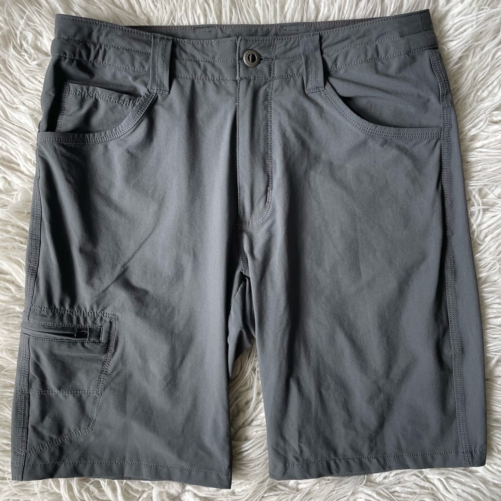 Patagonia Men's Quandary Light Weight UPF 40 Forge Grey 10" Inseam Shorts EUC 30